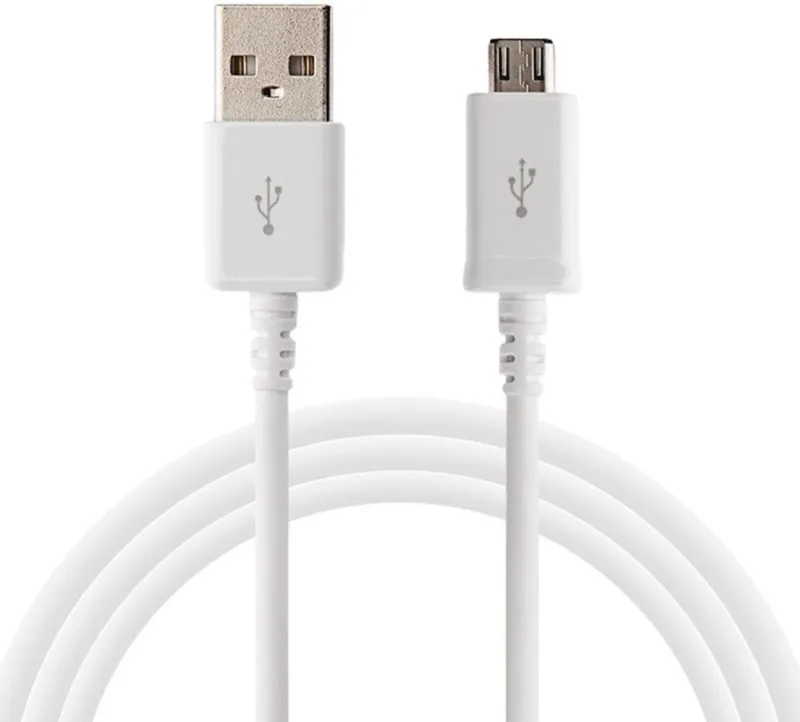 USB-A til Micro-USB kabel 1 meter Hvid