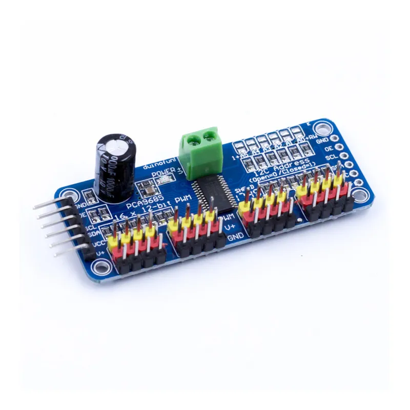 Driver servo PWM 12 bits 16 canaux I2C