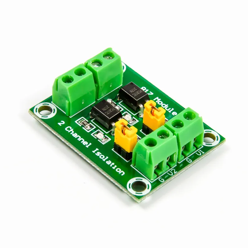 2-channel optocoupler isolation module