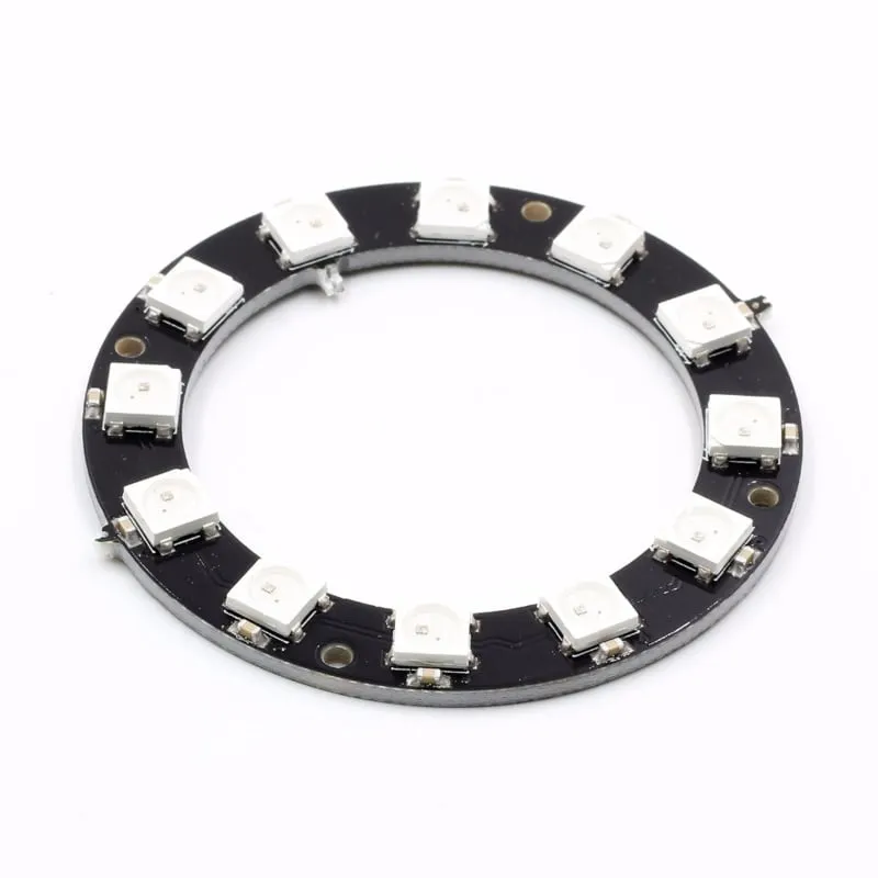 LED RGB 12-bit WS2812b circolare rotondo (Neopixel)