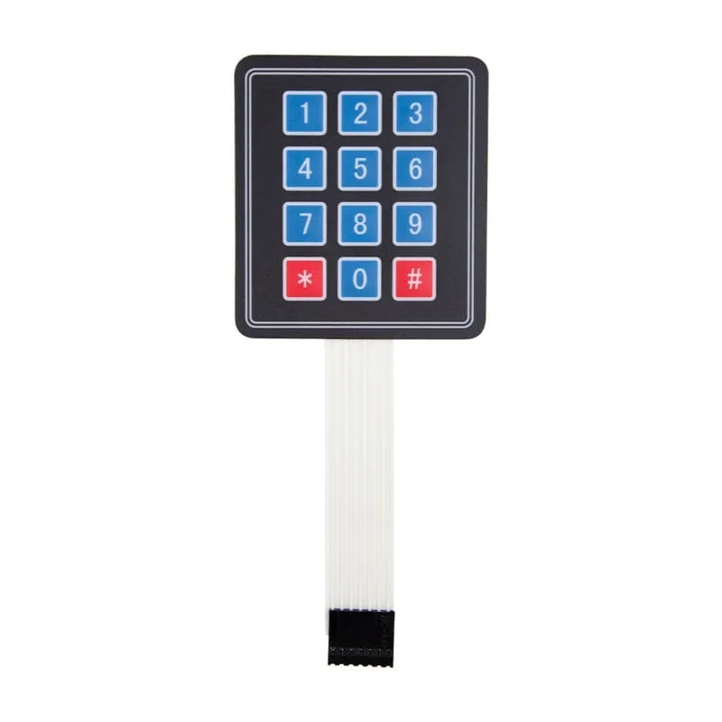 Teclado de membrana 3x4 Matrix keypad switch