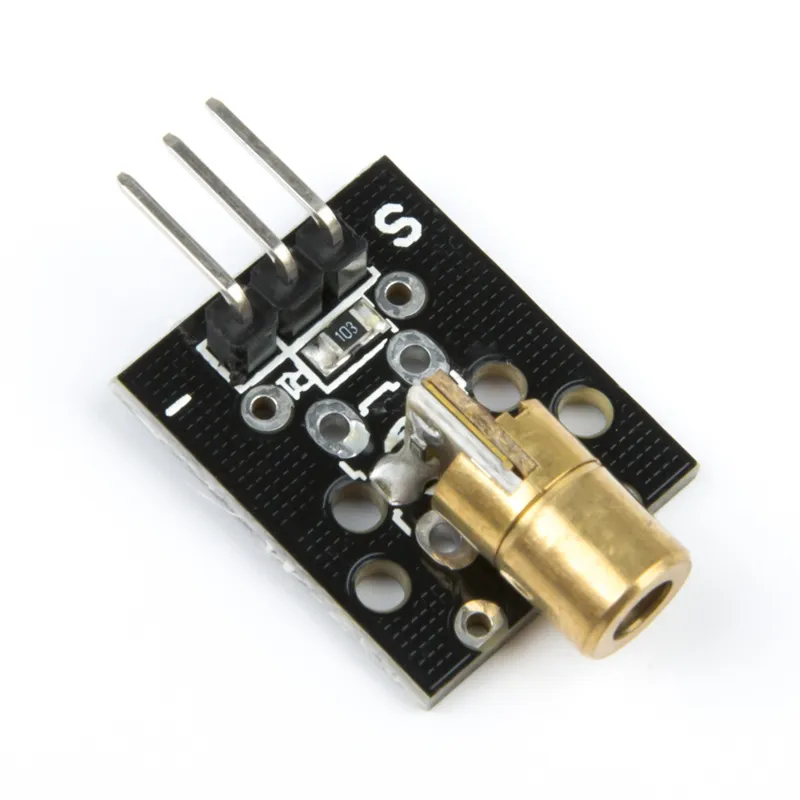 Módulo de diodo láser 5V láser rojo 650 nm 5 mW cabeza de cobre