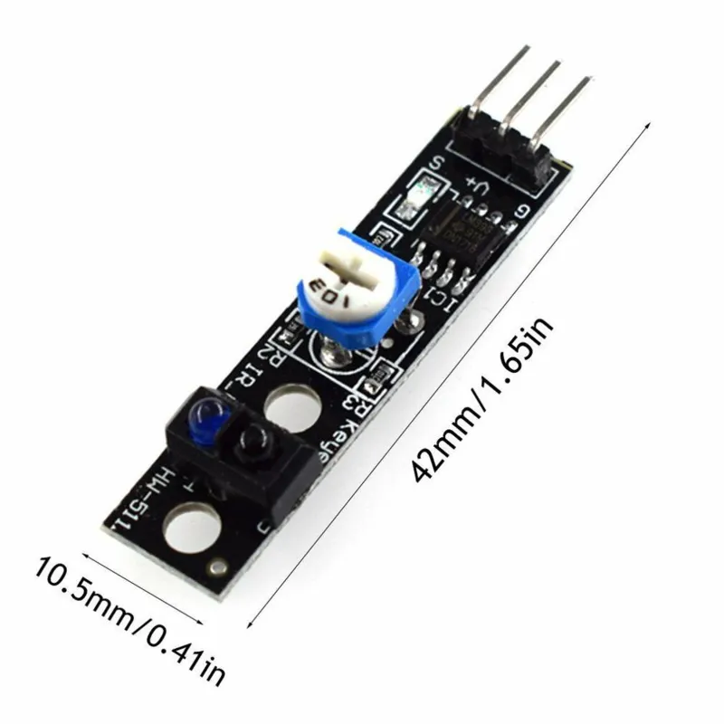 Linjaseuraava/ Line Tracking Infrapuna-moduuli - 3 PIN, HW-511 TCRT5000
